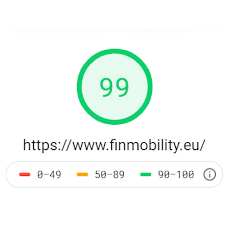 Sivujen latausnopeus - FinMobility