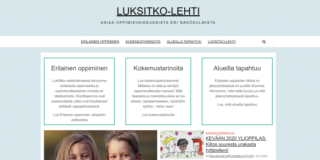 Saavutettava digilehti Luksitko