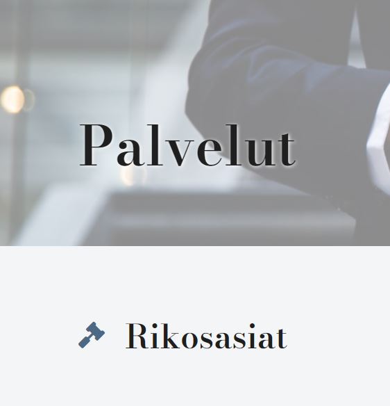 Sivut nopeasti Lakiasiaintoimisto Joni Rasa Oy