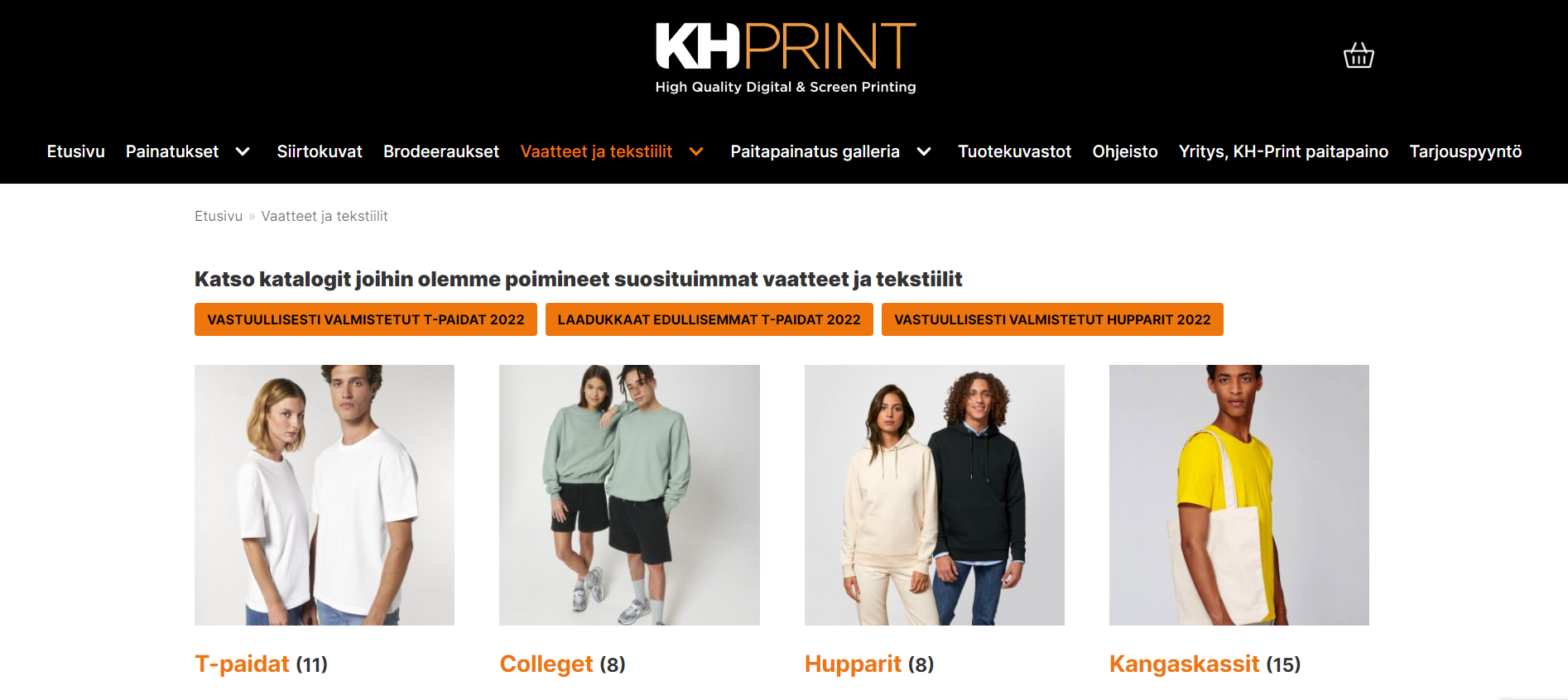 Verkkokauppa KH-Printille - Verkkovaraani