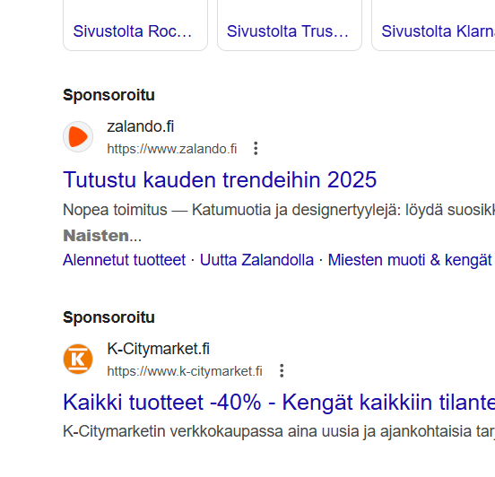 Google Ads -mainonta