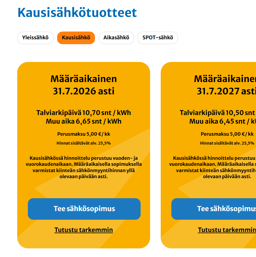 Sähkön verkkokauppa, Naantalin Energia