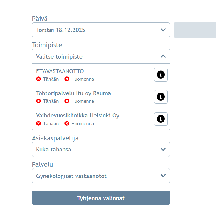 Digimarkkinointi Vaihdevuosiklinikalle