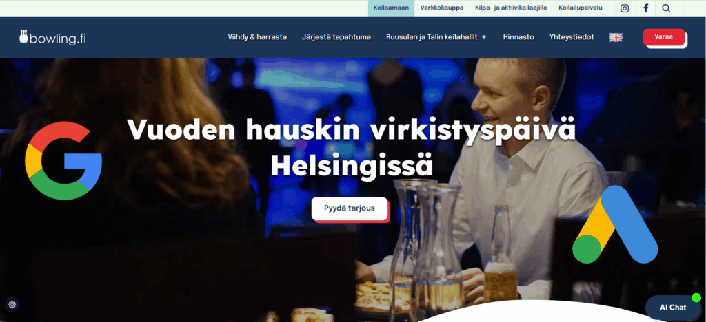 Kohderyhmien tavoittaminen digimarkkinoinnilla - Bowling.fi